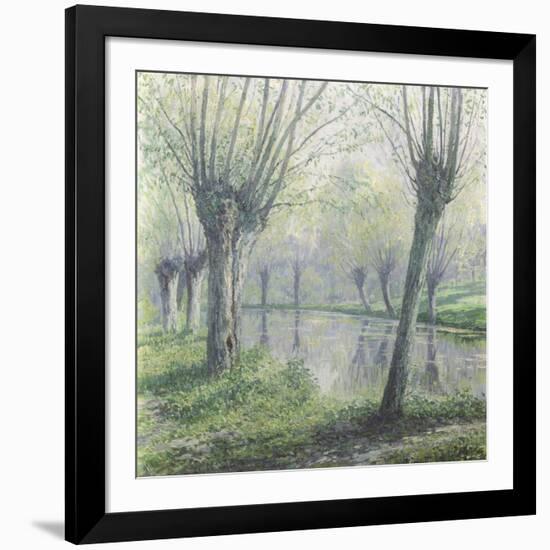 Spring Willows on the Riverbank-Rodolphe Wytsman-Framed Giclee Print