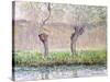 Spring, Willows (Printemps, saules). 1885-86-Claude Monet-Stretched Canvas