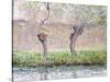 Spring, Willows (Printemps, saules). 1885-86-Claude Monet-Stretched Canvas