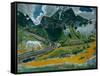 Spring with White Horse-Nikolai Astrup-Framed Stretched Canvas