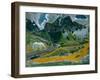 Spring with White Horse-Nikolai Astrup-Framed Giclee Print