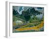 Spring with White Horse-Nikolai Astrup-Framed Giclee Print