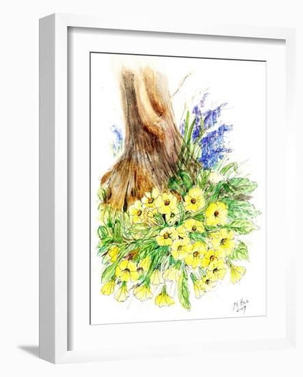 Spring Woodland-Nell Hill-Framed Giclee Print