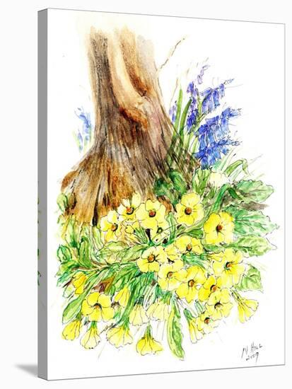 Spring Woodland-Nell Hill-Stretched Canvas