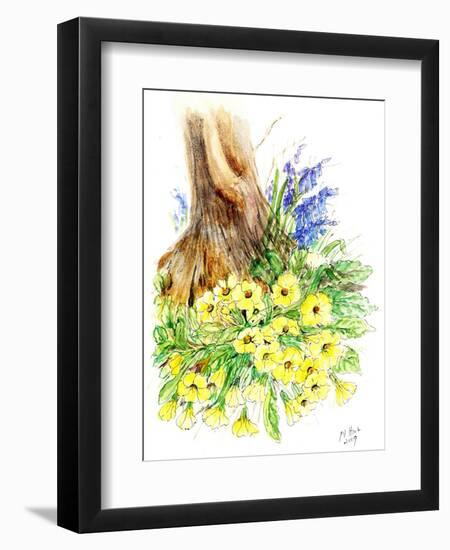 Spring Woodland-Nell Hill-Framed Giclee Print