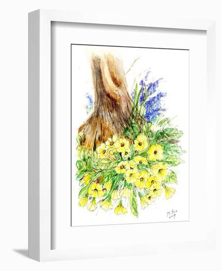 Spring Woodland-Nell Hill-Framed Giclee Print