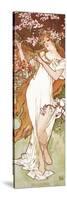 Spring-Alphonse Mucha-Stretched Canvas