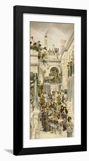 Spring-Sir Lawrence Alma-Tadema-Framed Premium Giclee Print