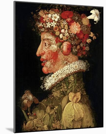 Spring-Giuseppe Arcimboldo-Mounted Art Print