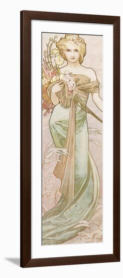 Spring-Alphonse Mucha-Framed Giclee Print