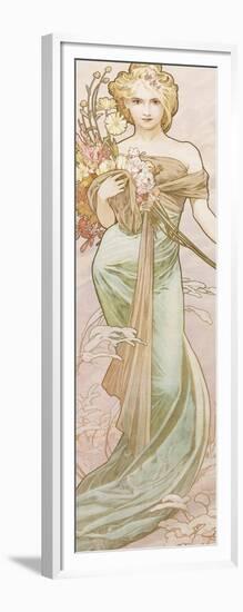 Spring-Alphonse Mucha-Framed Giclee Print