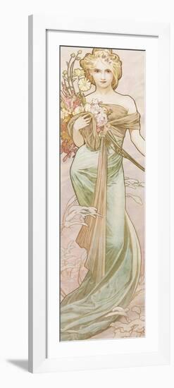 Spring-Alphonse Mucha-Framed Giclee Print