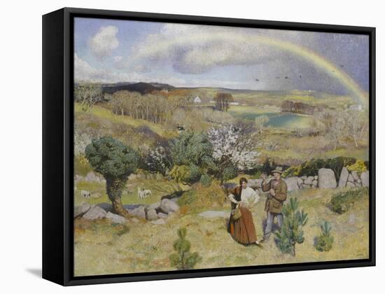Spring-Dame Laura Knight-Framed Stretched Canvas