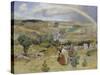 Spring-Dame Laura Knight-Stretched Canvas