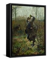 Spring-Frederick Walker-Framed Stretched Canvas