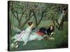 Spring-James Tissot-Stretched Canvas