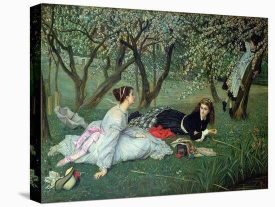 Spring-James Tissot-Stretched Canvas