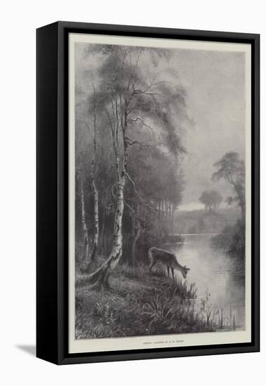 Spring-Frederick William Hayes-Framed Stretched Canvas