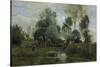Spring-Jean-Baptiste-Camille Corot-Stretched Canvas