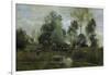 Spring-Jean-Baptiste-Camille Corot-Framed Giclee Print