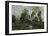 Spring-Jean-Baptiste-Camille Corot-Framed Giclee Print