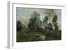 Spring-Jean-Baptiste-Camille Corot-Framed Giclee Print