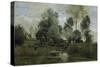 Spring-Jean-Baptiste-Camille Corot-Stretched Canvas