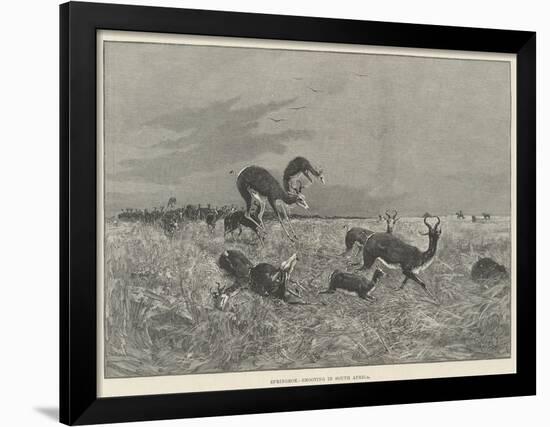 Springbok-Shooting in South Africa-Henry Charles Seppings Wright-Framed Giclee Print