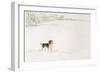 Springer Spaniel in the Snow-Suzi Kennett-Framed Giclee Print