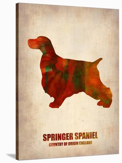 Springer Spaniel Poster-NaxArt-Stretched Canvas