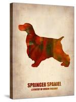 Springer Spaniel Poster-NaxArt-Stretched Canvas