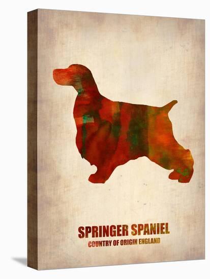 Springer Spaniel Poster-NaxArt-Stretched Canvas