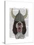 Springer Spaniel Viking-Fab Funky-Stretched Canvas