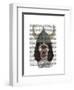 Springer Spaniel Viking-Fab Funky-Framed Art Print