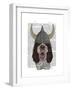 Springer Spaniel Viking-Fab Funky-Framed Art Print