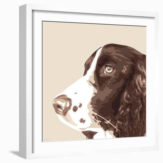 Springer Spaniel-Emily Burrowes-Framed Art Print