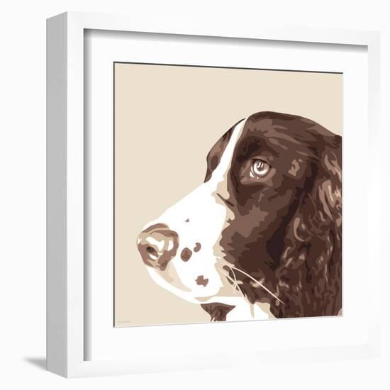 Springer Spaniel-Emily Burrowes-Framed Art Print