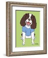 Springer Spaniel-Tomoyo Pitcher-Framed Giclee Print