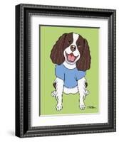 Springer Spaniel-Tomoyo Pitcher-Framed Giclee Print