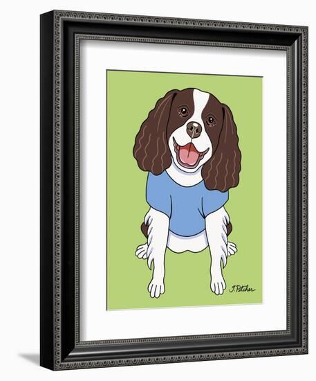 Springer Spaniel-Tomoyo Pitcher-Framed Giclee Print