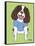 Springer Spaniel-Tomoyo Pitcher-Framed Stretched Canvas