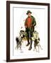 "Springer Spaniels,"November 1, 1930-J.F. Kernan-Framed Giclee Print