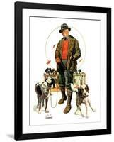 "Springer Spaniels,"November 1, 1930-J.F. Kernan-Framed Giclee Print