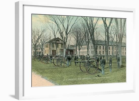 Springfield Arsenal and Grounds-null-Framed Art Print