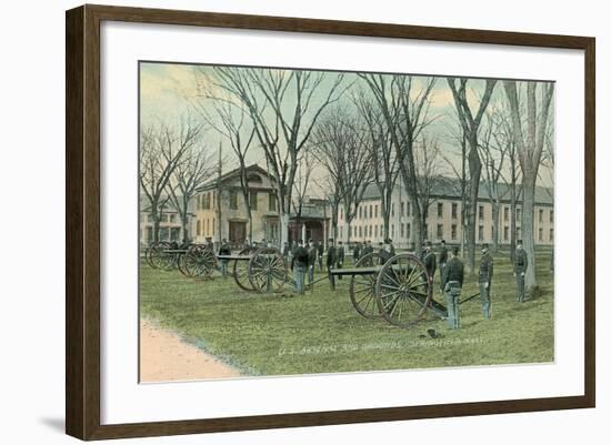 Springfield Arsenal and Grounds-null-Framed Art Print