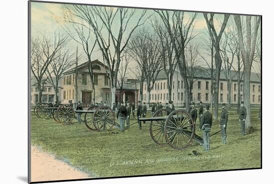 Springfield Arsenal and Grounds-null-Mounted Art Print