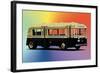 Springfield Transportation Company Bus-null-Framed Art Print