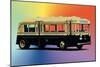 Springfield Transportation Company Bus-null-Mounted Art Print