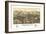 Springfield, Vermont - Panoramic Map-Lantern Press-Framed Art Print