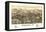 Springfield, Vermont - Panoramic Map-Lantern Press-Framed Stretched Canvas